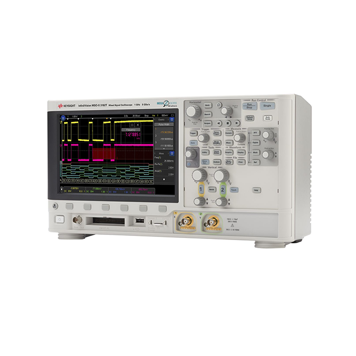 KEYSIGHT MSOX3102T 示波器：1 GHz，2 个模拟通道和 16 个数字通道