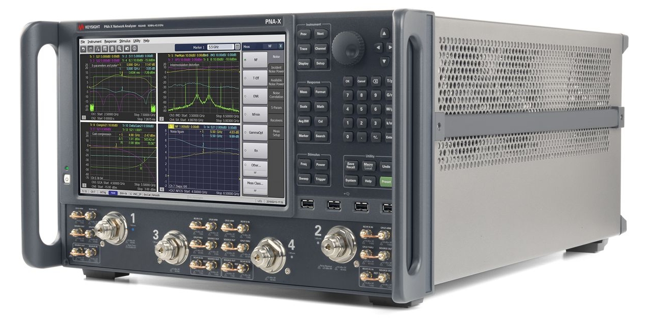 是德 N5244B PNA-X 微波网络分析仪,900 Hz/10 MHz 至 43.5 GHz